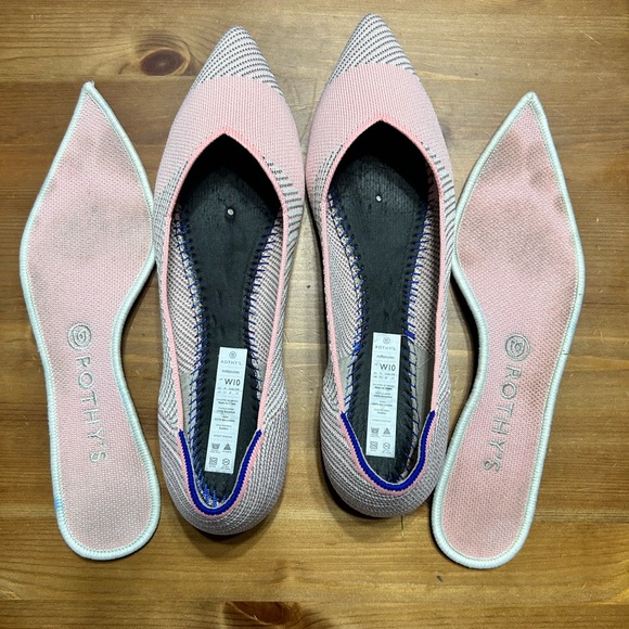 Size 10 Rothy’s Cotton Candy Point - Picture 3 of 5
